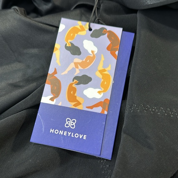 HONEYLOVE SuperPower Mid Waist Short Vamp (Black)-3X - Picture 5 of 6